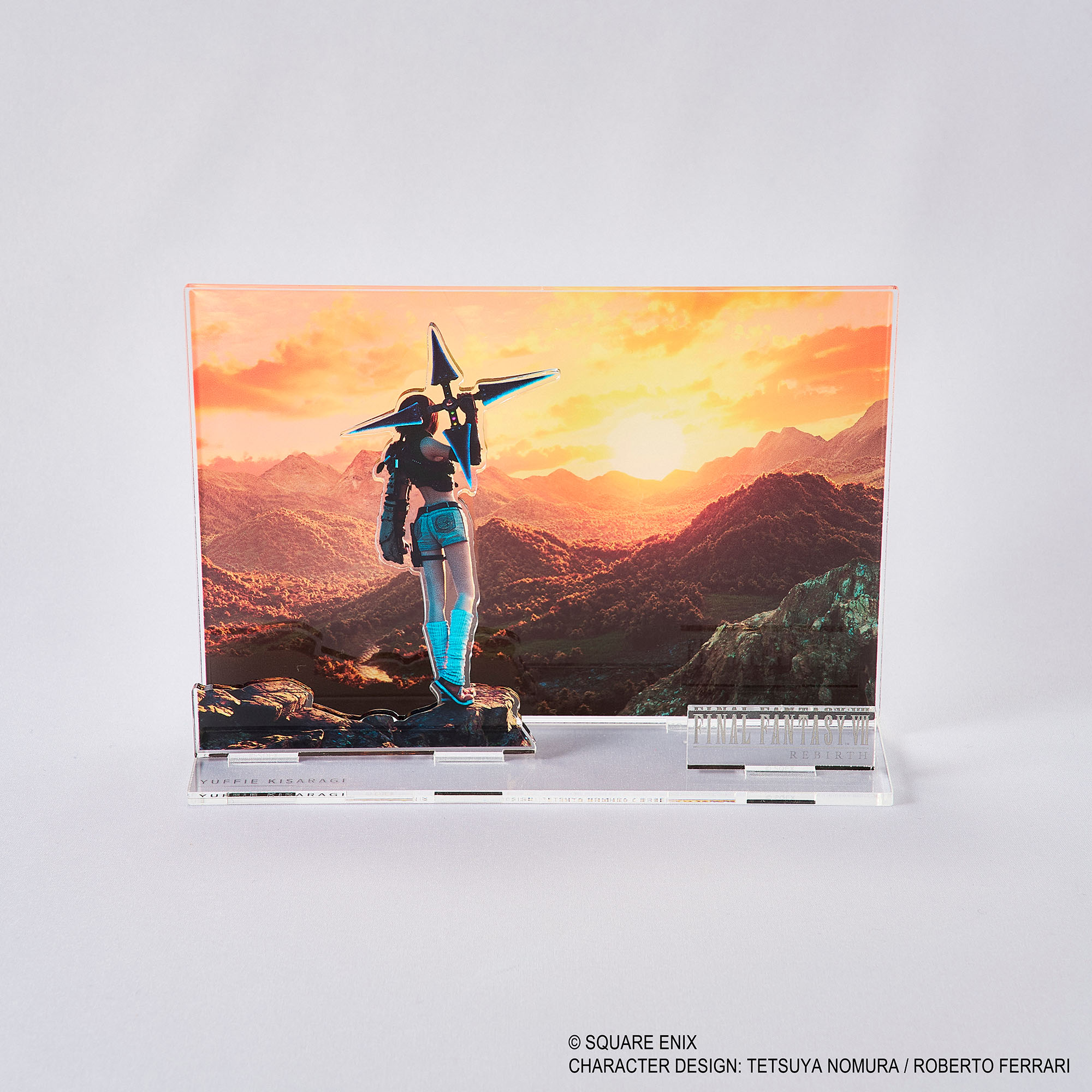"Final Fantasy VII Rebirth" Acrylic Diorama Key Art Yuffie