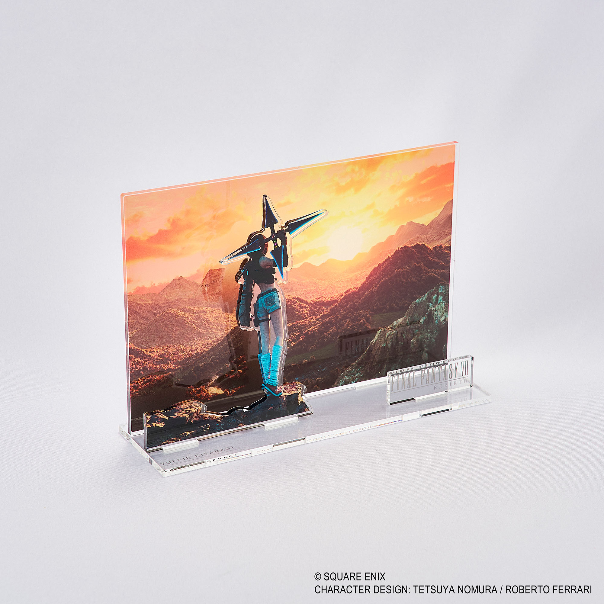 "Final Fantasy VII Rebirth" Acrylic Diorama Key Art Yuffie