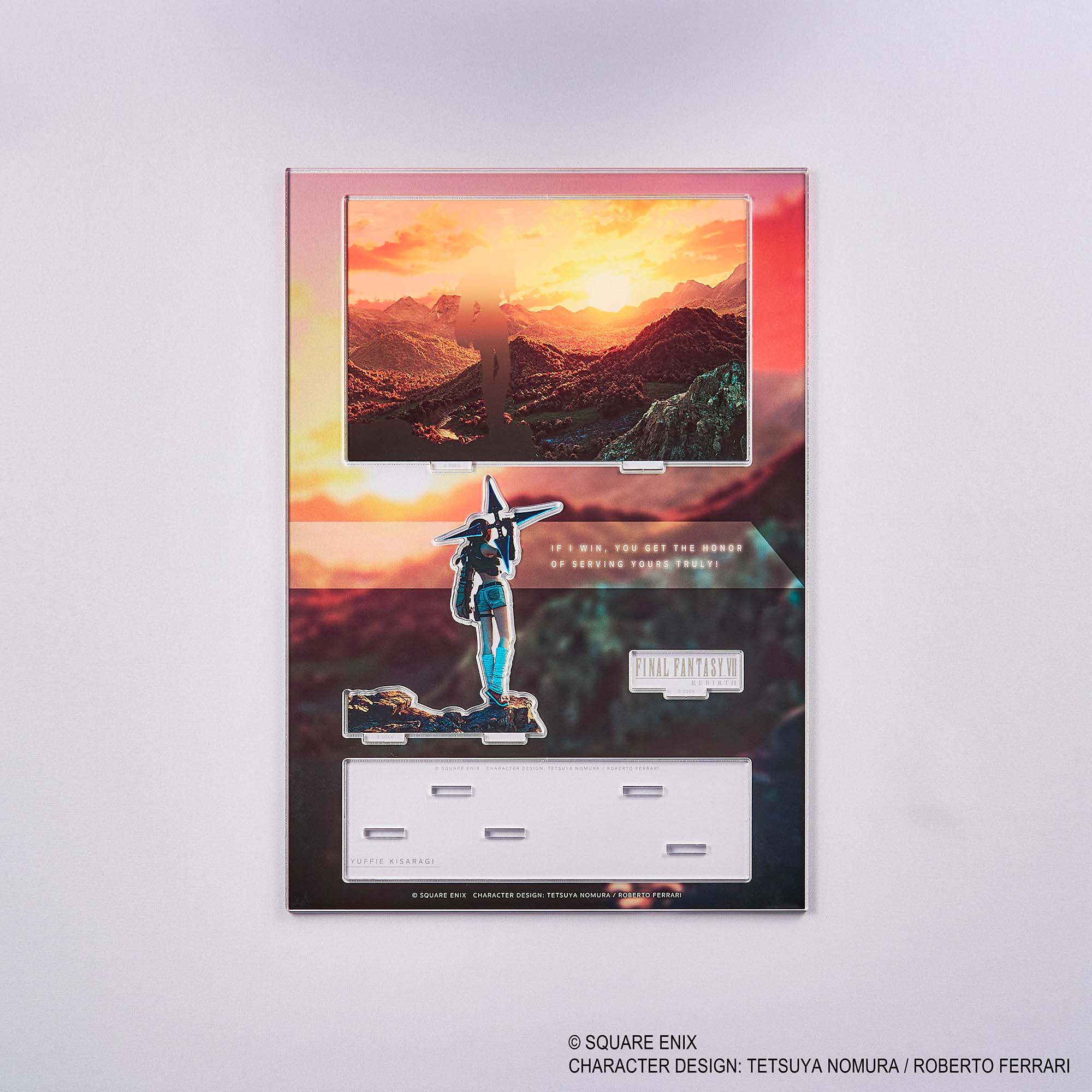 "Final Fantasy VII Rebirth" Acrylic Diorama Key Art Yuffie