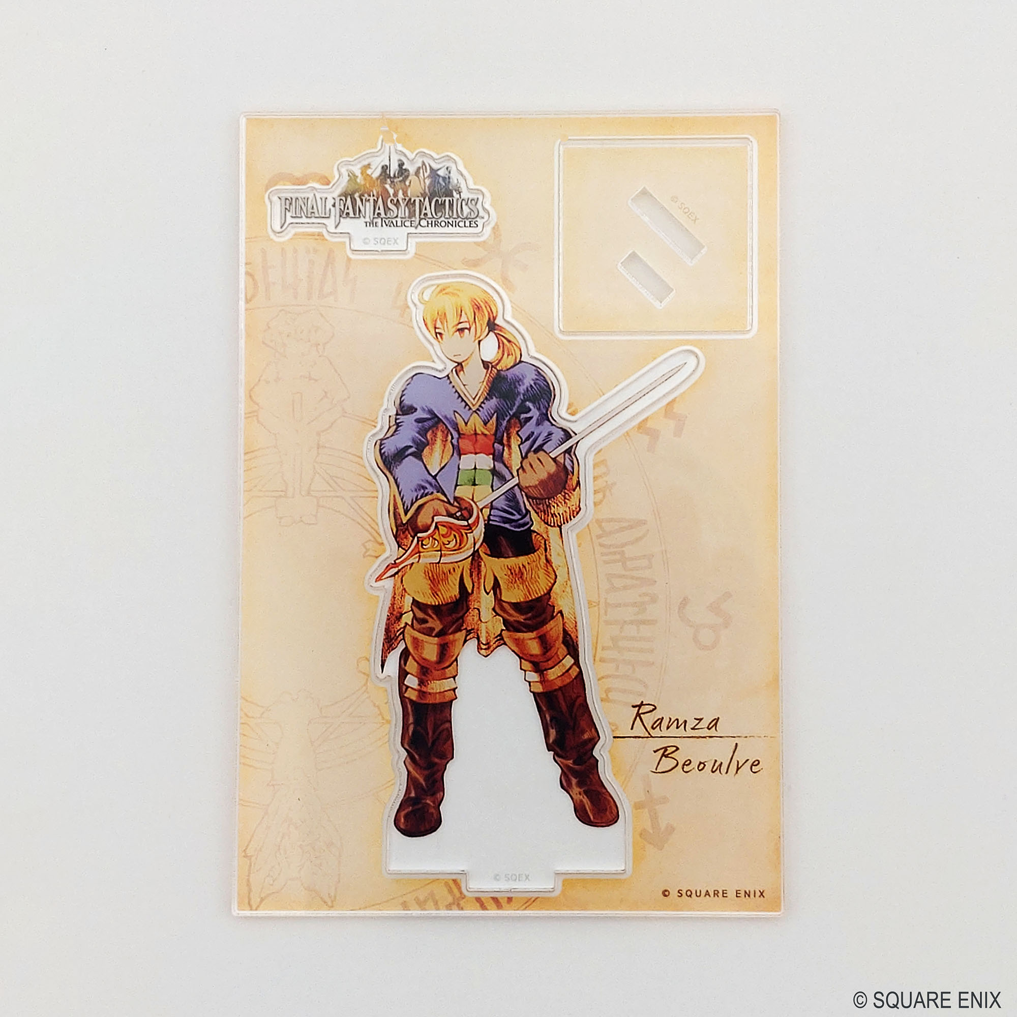 "Final Fantasy Tactics" Acrylic Stand Swordsman Ramza Beoulve (Royal Military Academy Model)