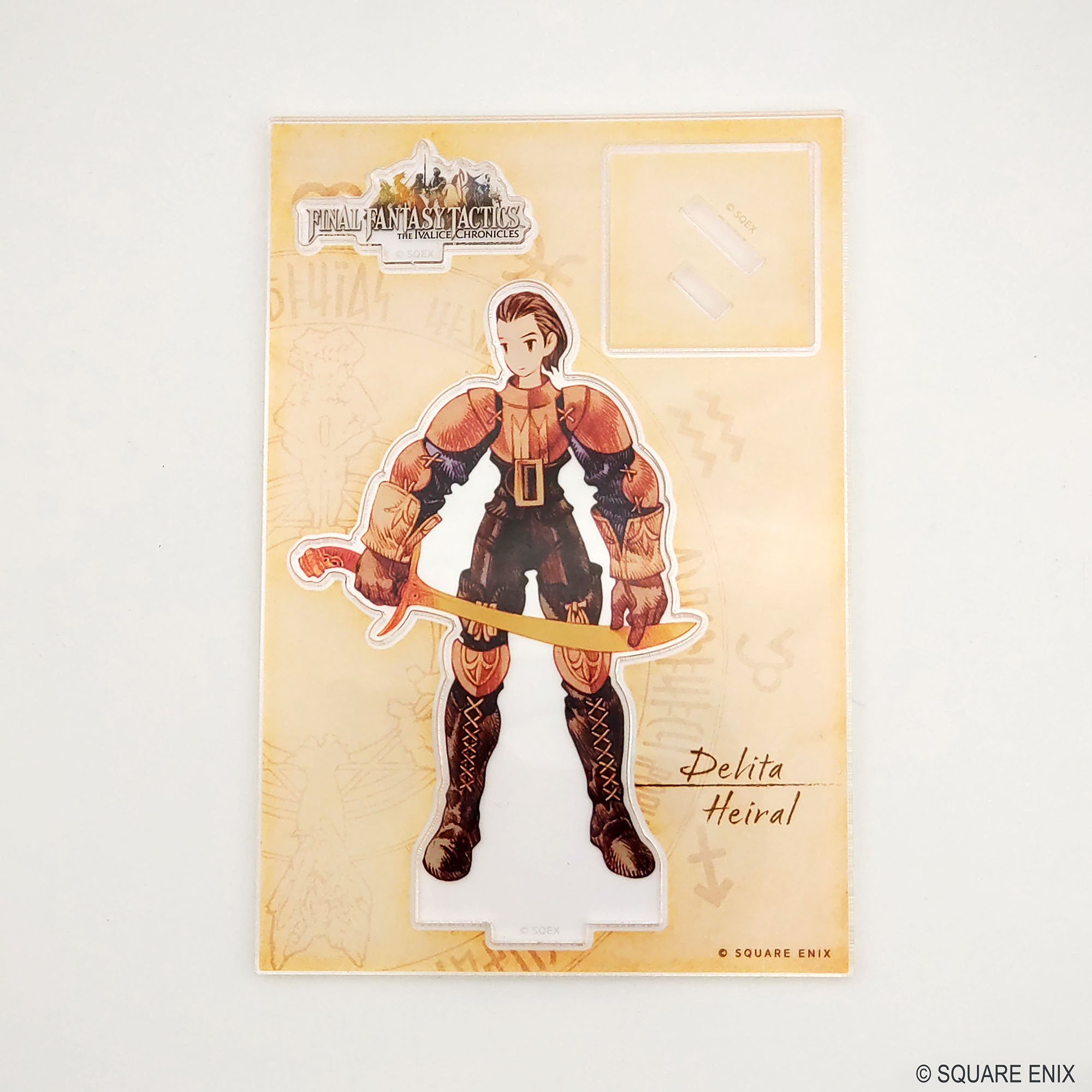 "Final Fantasy Tactics" Acrylic Stand Swordsman Delita Heiral (Royal Military Academy Model)