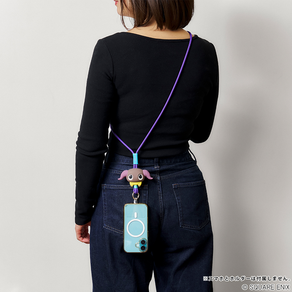 "Final Fantasy XIV" Neck Strap with Mascot Yan