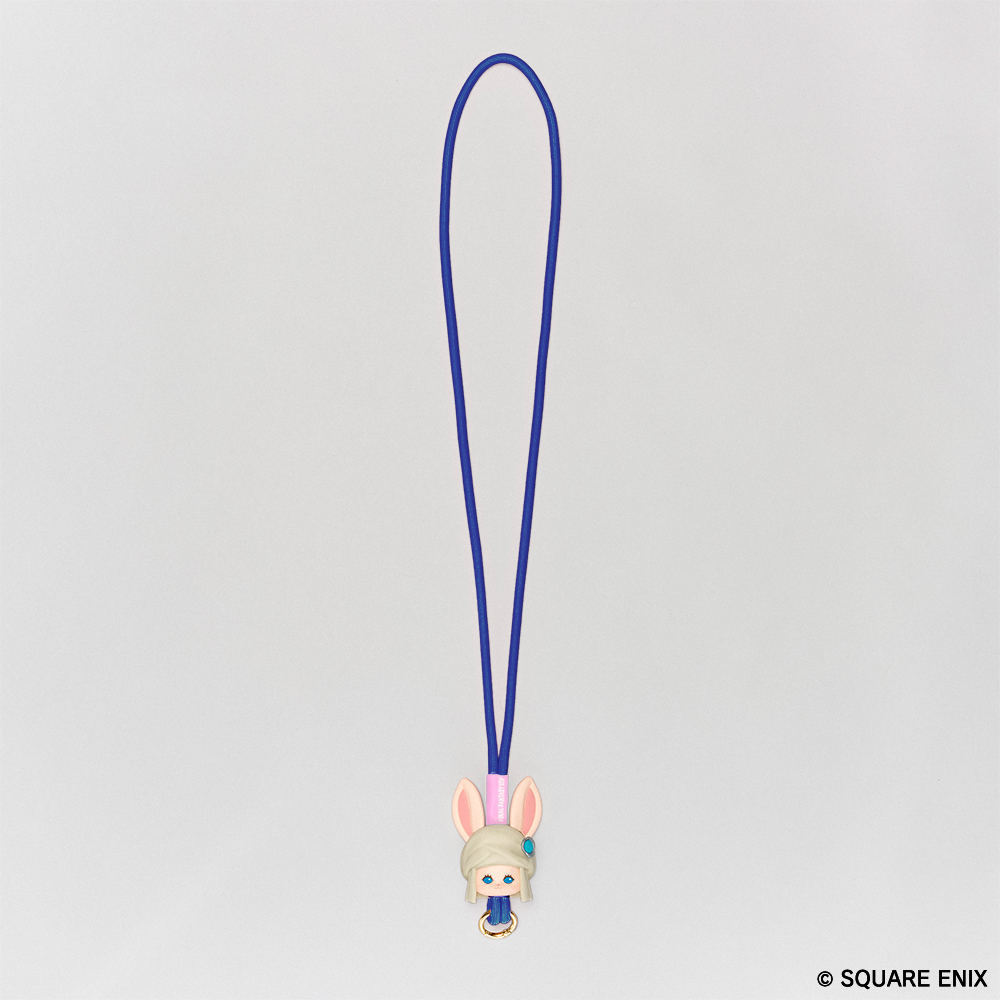 "Final Fantasy XIV" Neck Strap with Mascot Loporrit