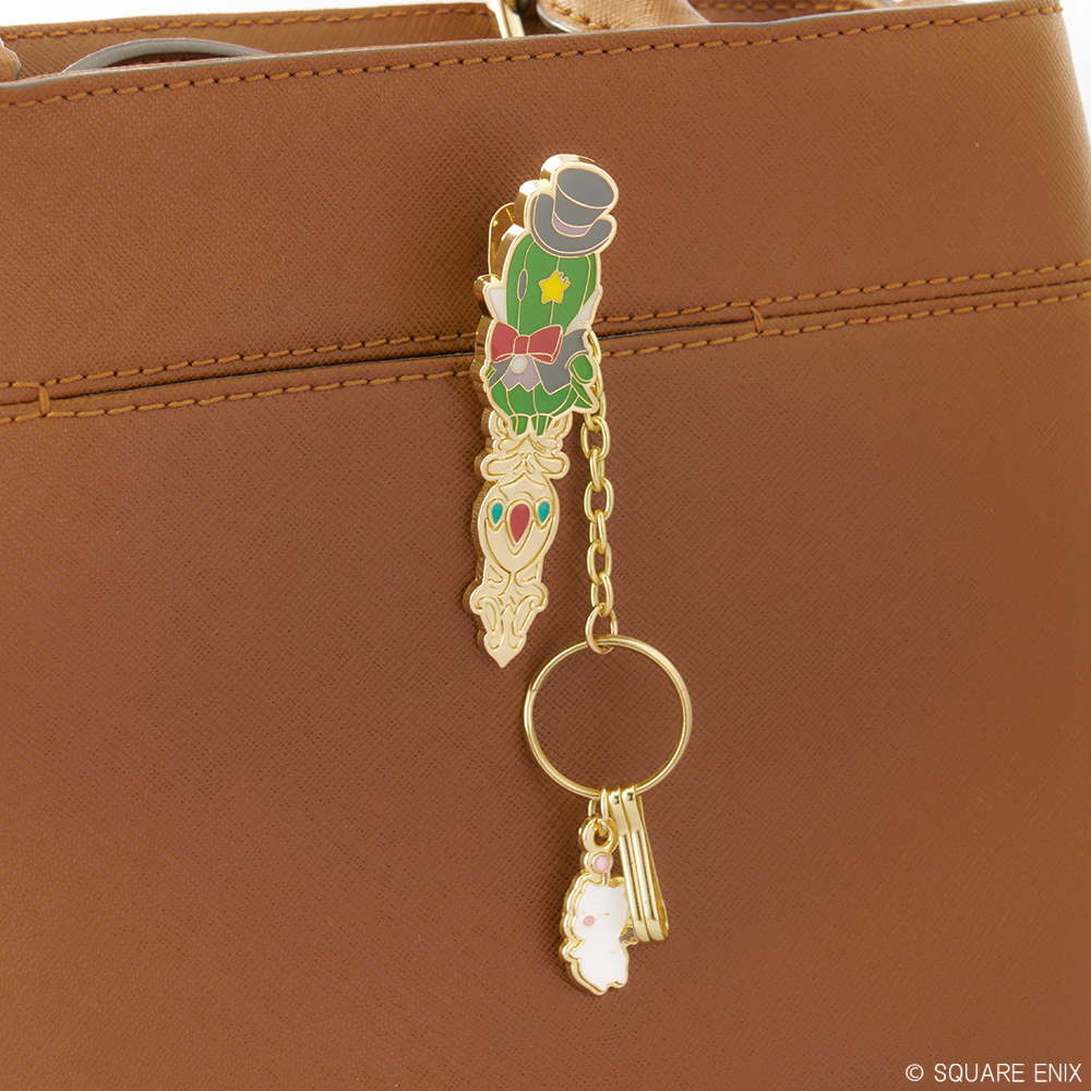 "Final Fantasy XIV" Key Chain with Clip Senor Sabotender
