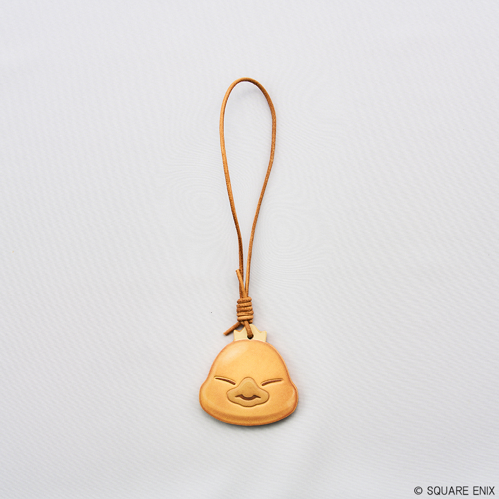 "Final Fantasy XIV" Fake Leather Charm Fat Chocobo Cookie
