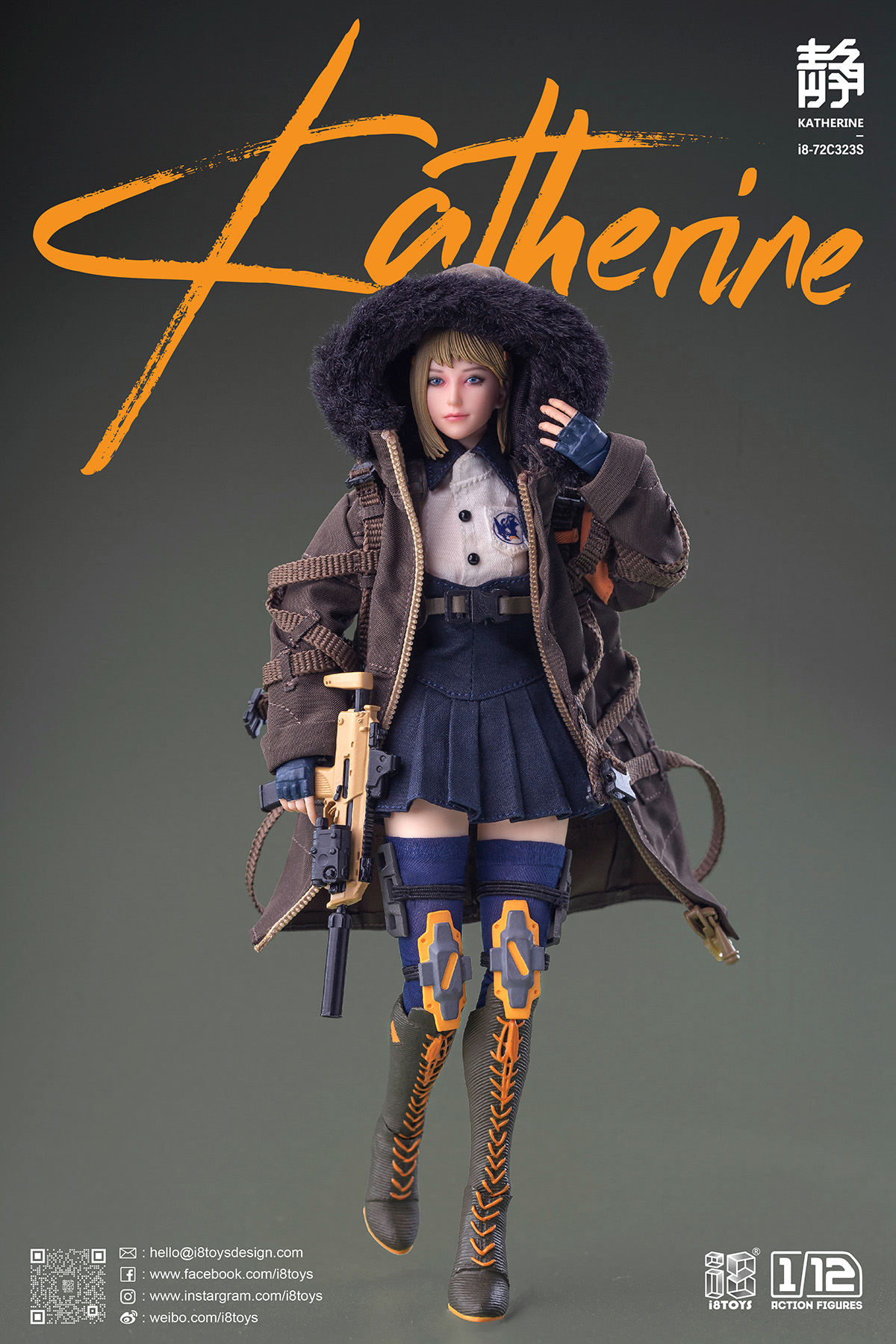 [Pre-order] i8TOYS SERENE HOUND SERIES I8-72C323S KATHERINE 1/12 SCALE ACTION FIGURE DELUXE VERSION