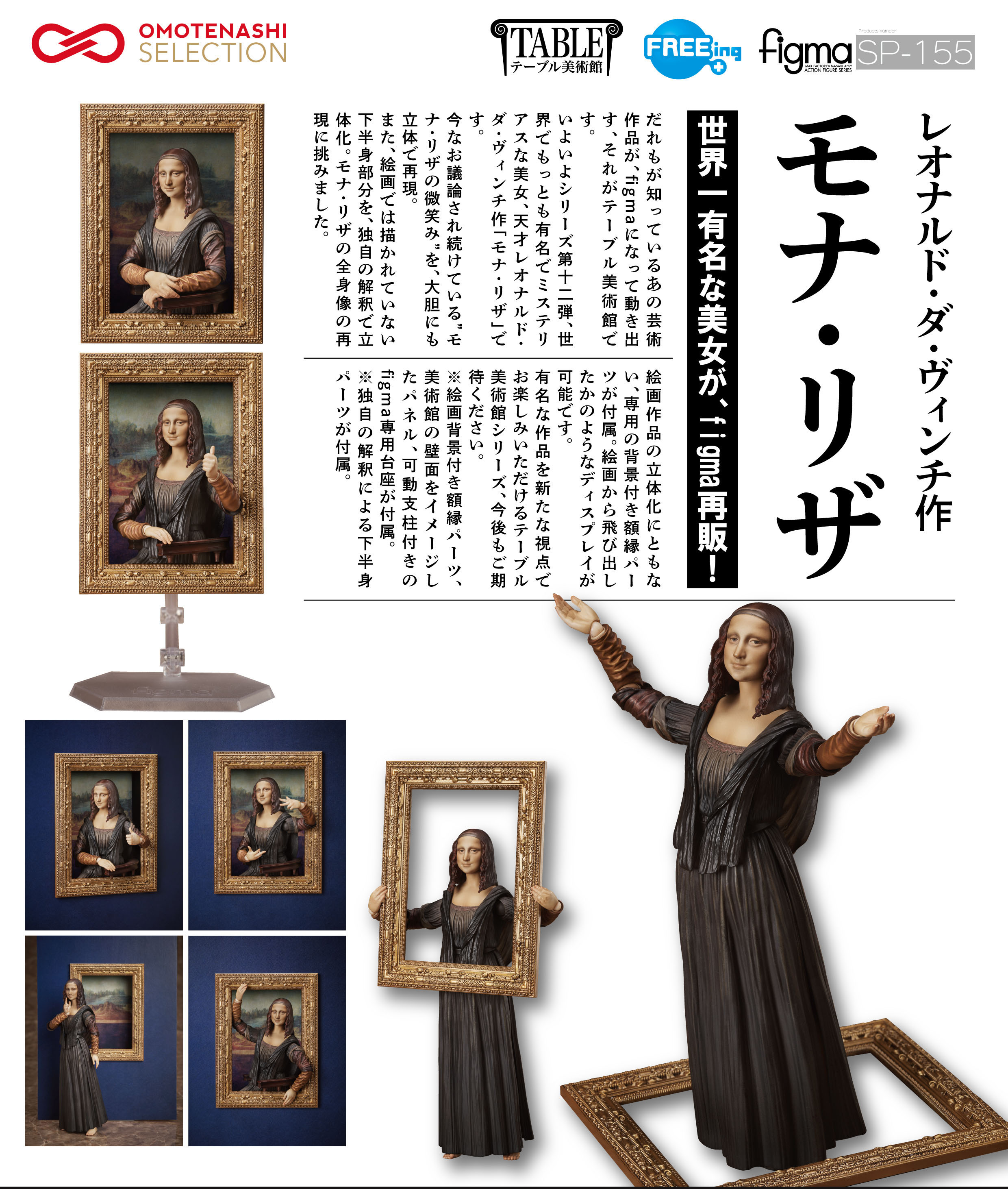 figma The Table Museum Mona Lisa by Leonardo da Vinci