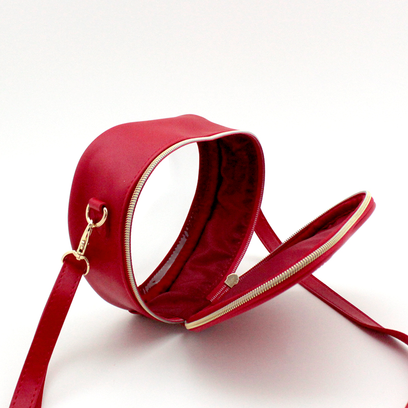 nui. Plush Shoulder Bag Heart Red