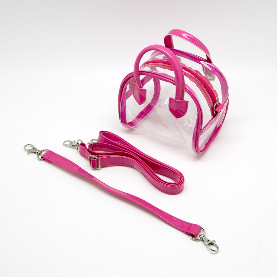 Boston Style Clear Nui Pouch Pink
