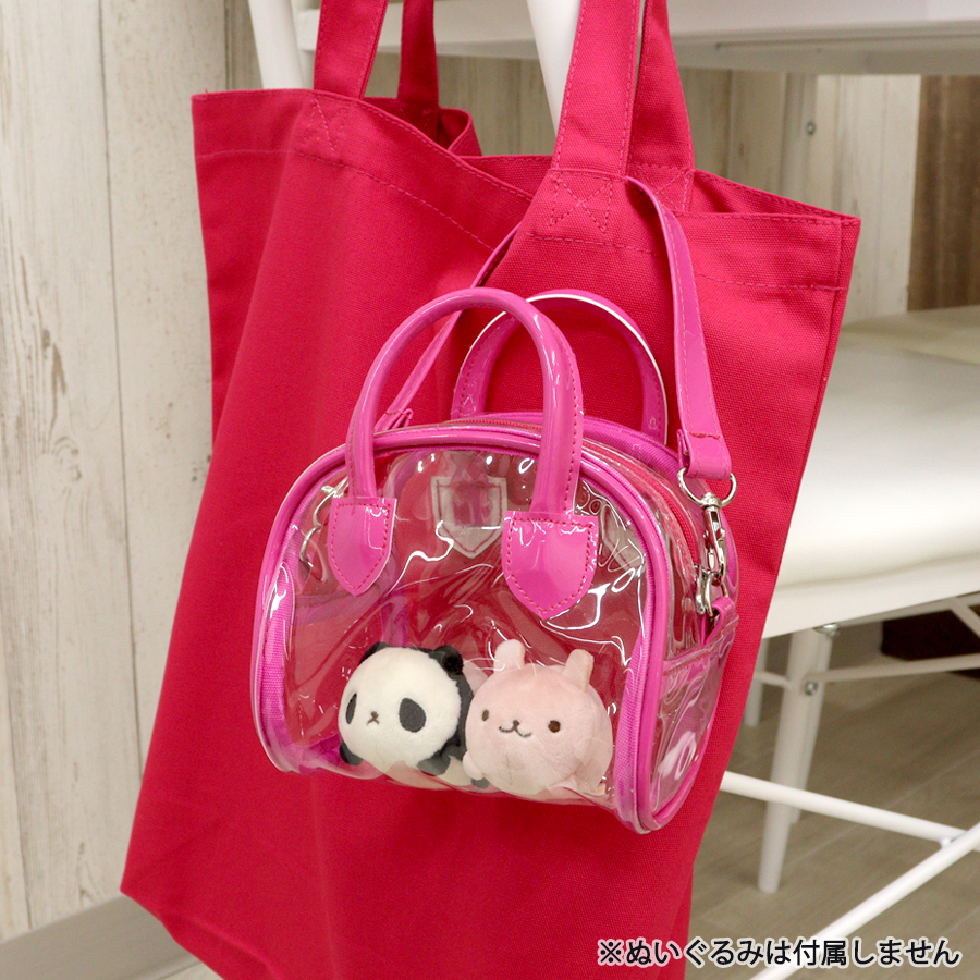 Boston Style Clear Nui Pouch Pink