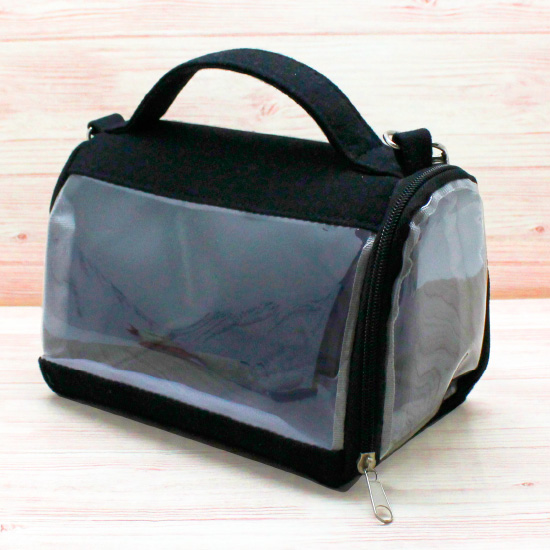 Mini Plush Carry M Size Black