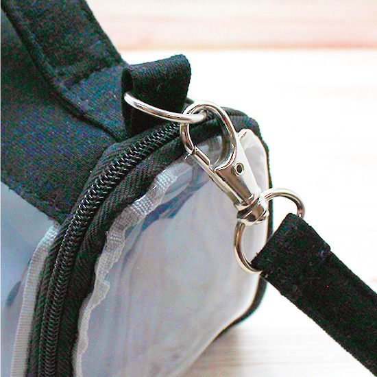 Mini Plush Carry M Size Black