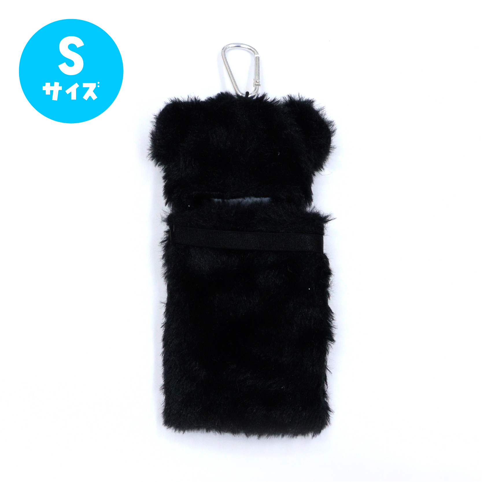 nui. Hug Plush Trading Card Case S Size Black Bear Ver.
