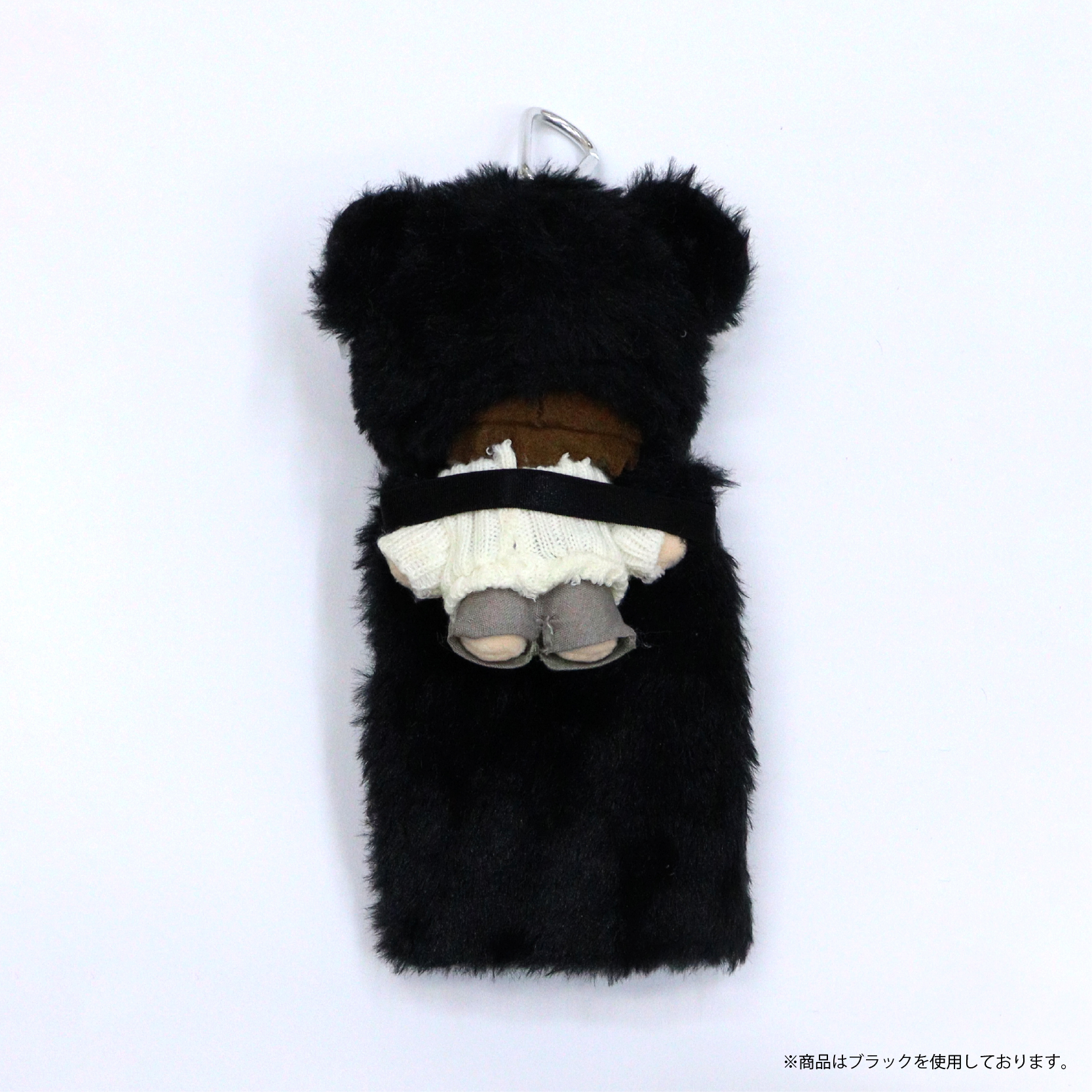 nui. Hug Plush Trading Card Case S Size Black Bear Ver.