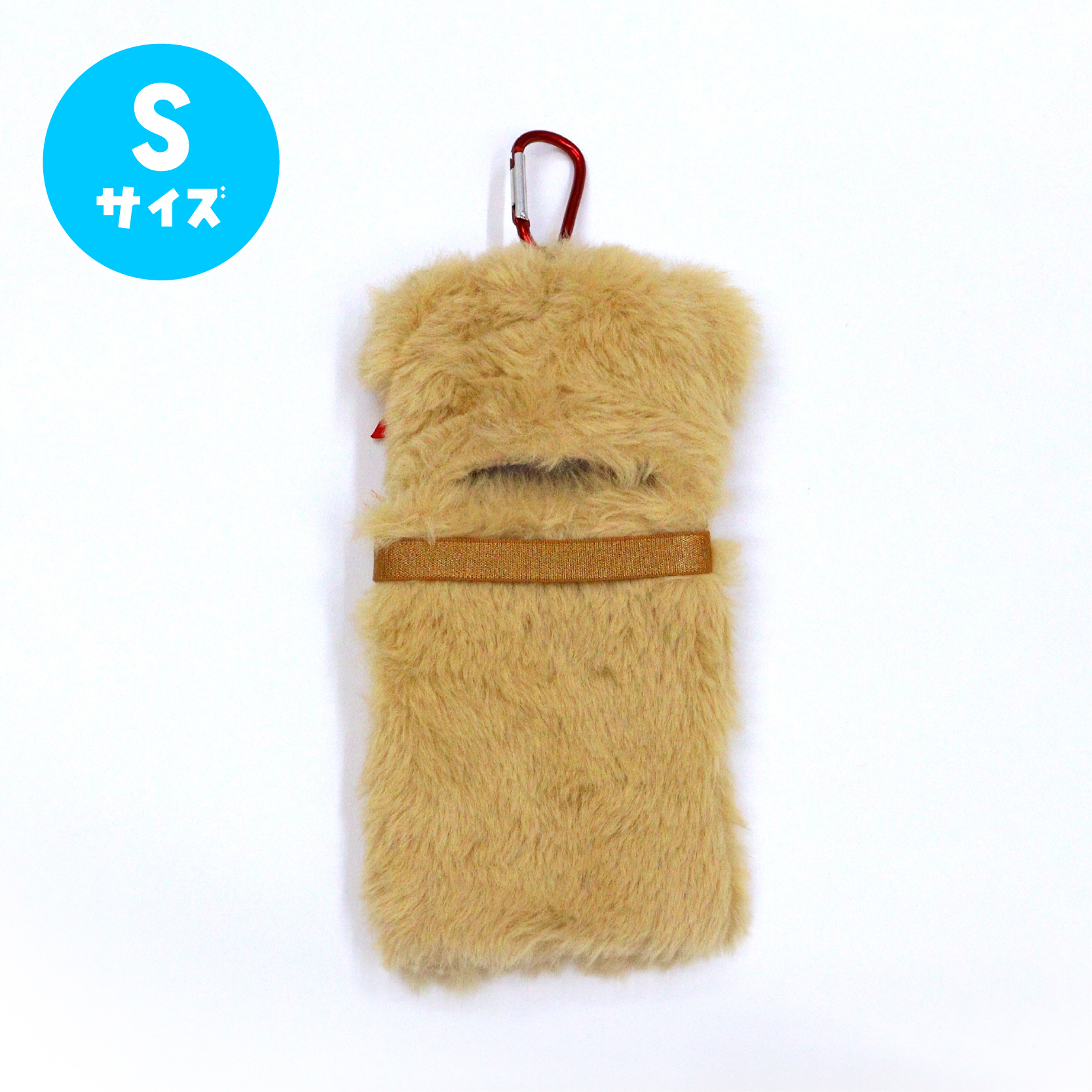 nui. Hug Plush Trading Card Case S Size Brown Bear Ver.