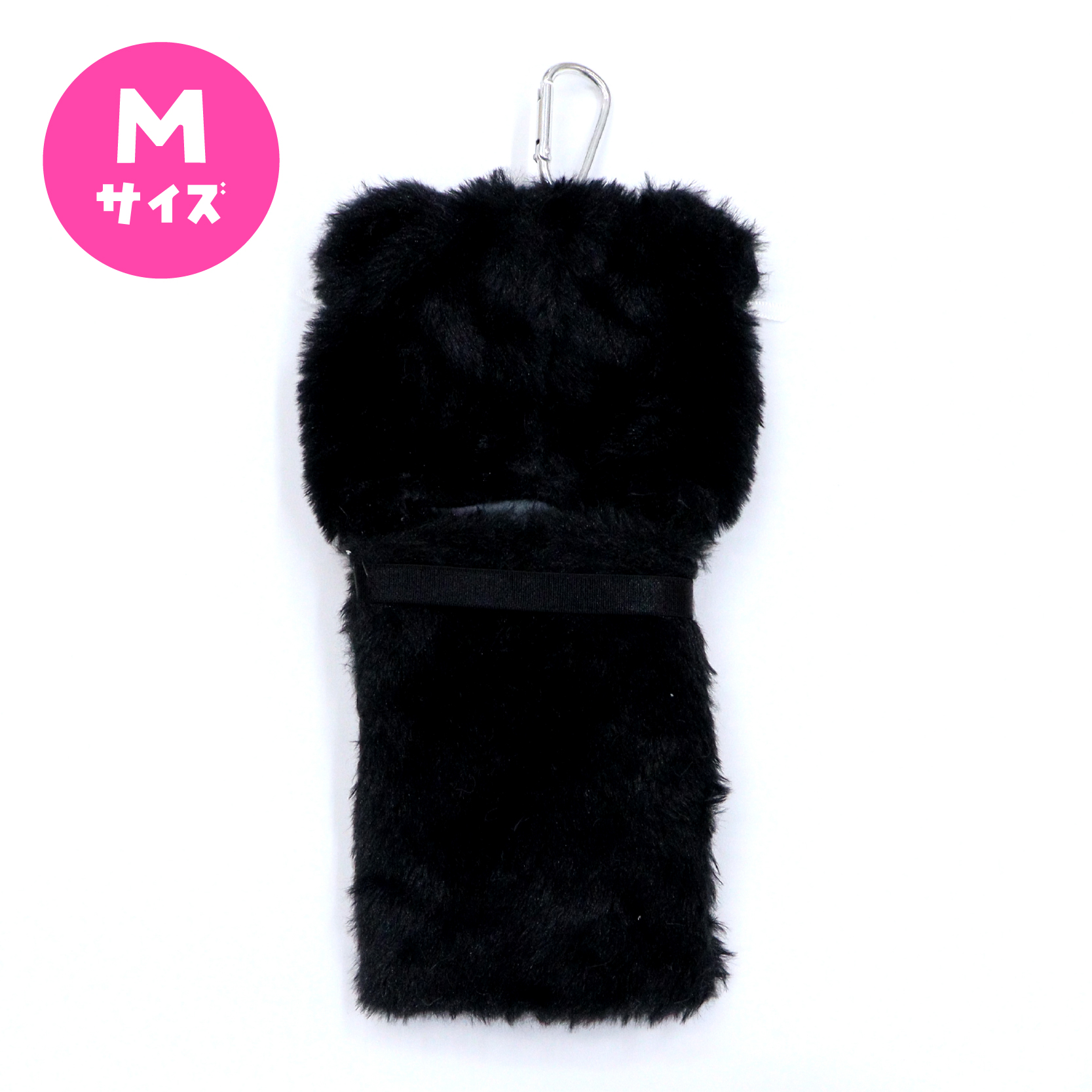 nui. Hug Plush Trading Card Case M Size Black Bear Ver.