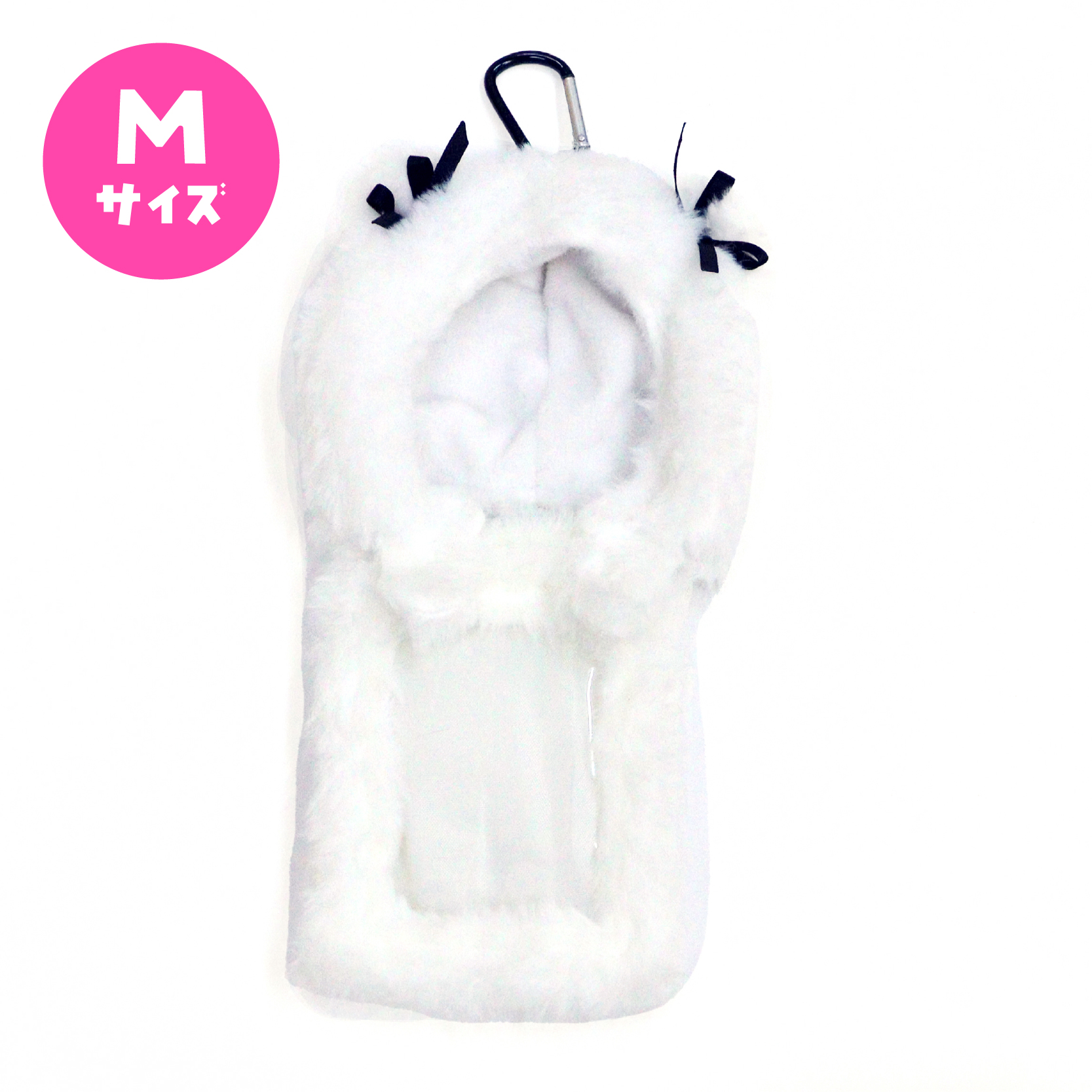 nui. Hug Plush Trading Card Case M Size White Bear Ver.