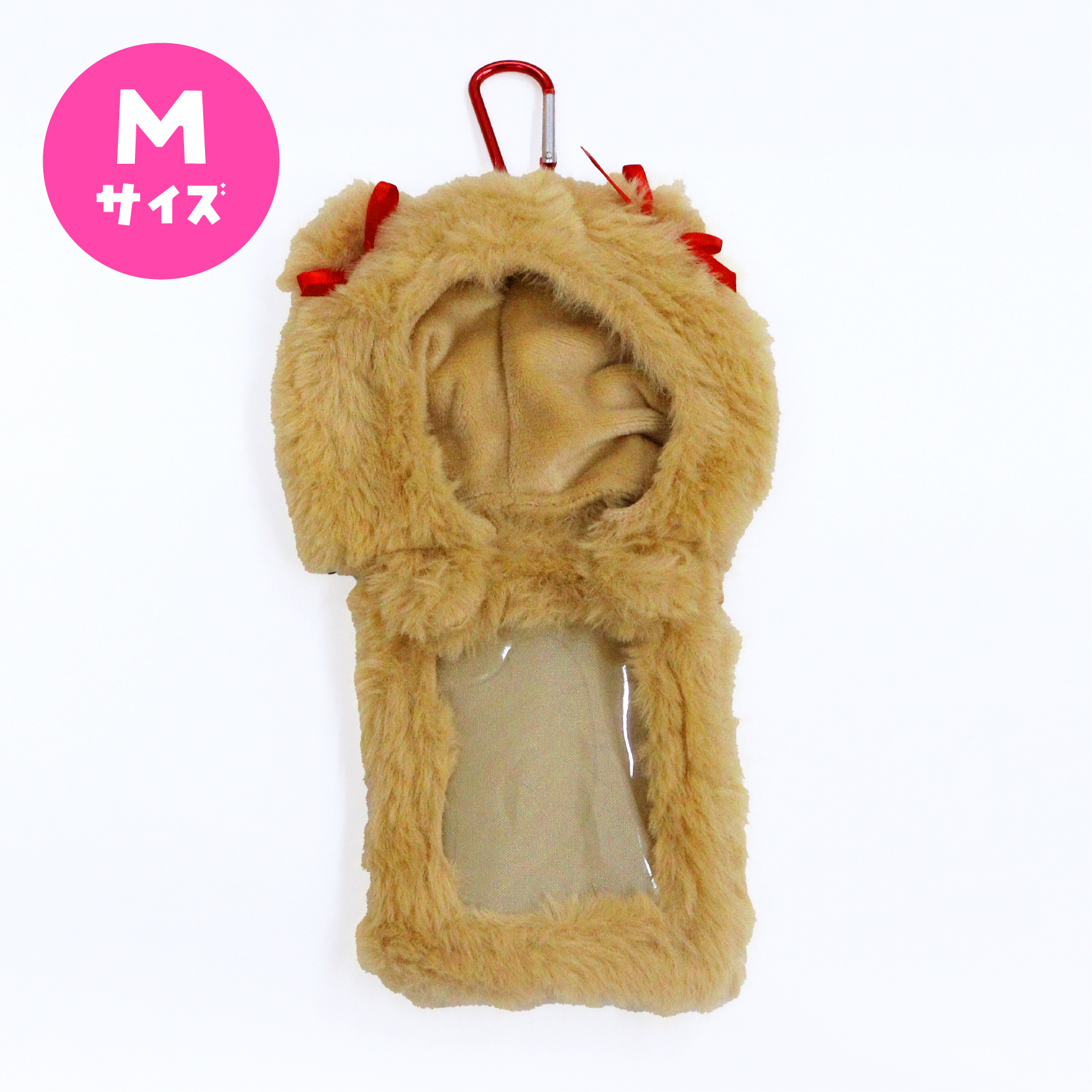 nui. Hug Plush Trading Card Case M Size Brown Bear Ver.