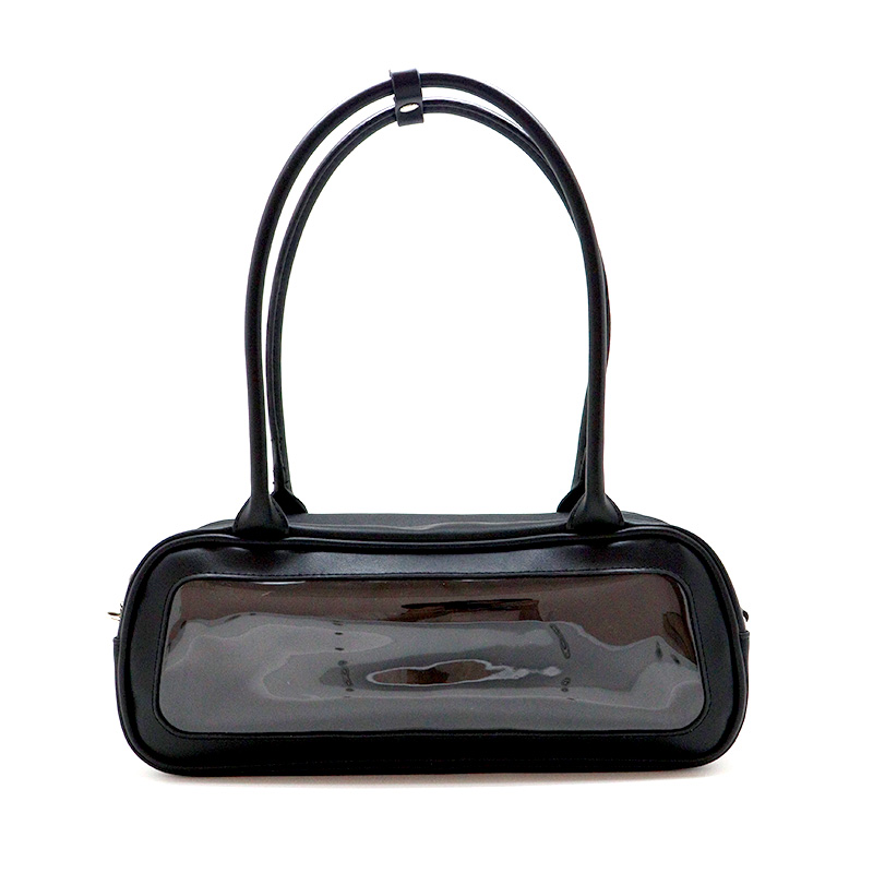 nui. Boston Plush Bag Black