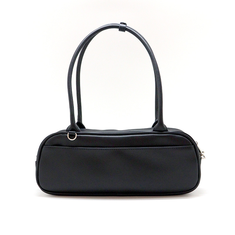 nui. Boston Plush Bag Black