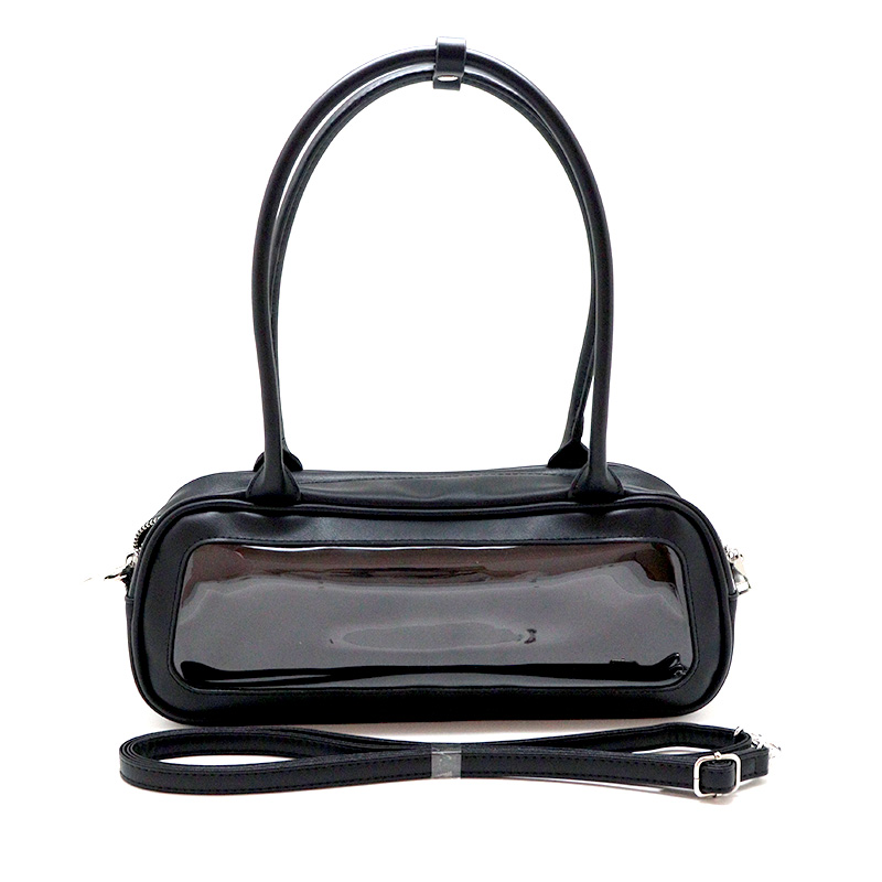 nui. Boston Plush Bag Black