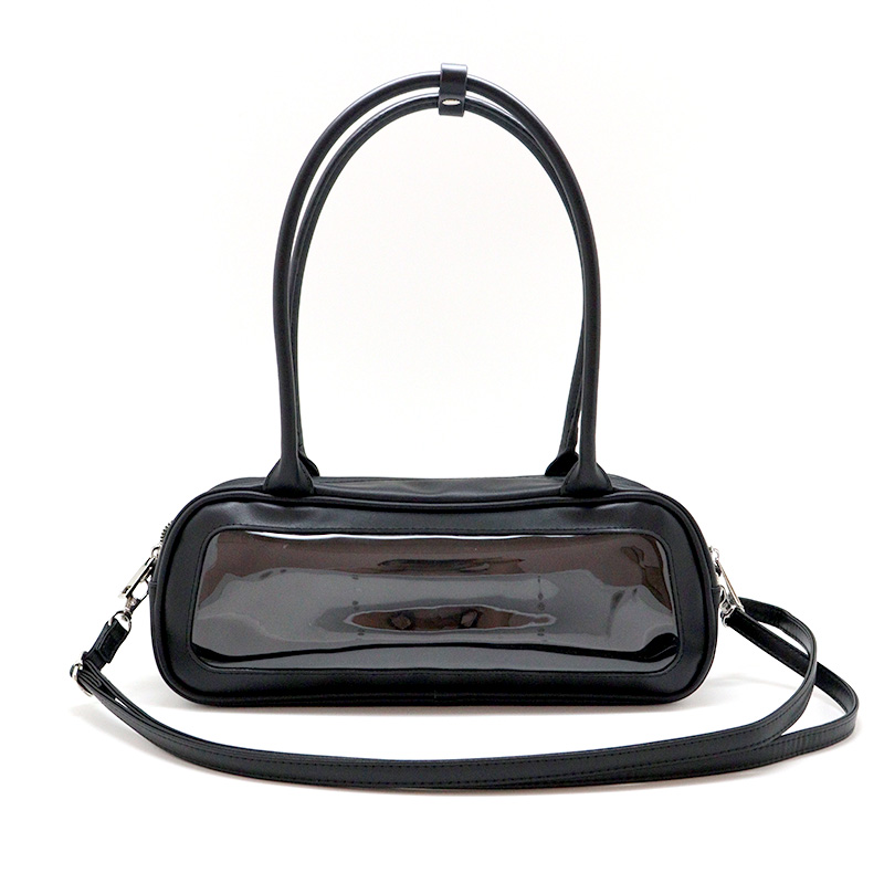 nui. Boston Plush Bag Black