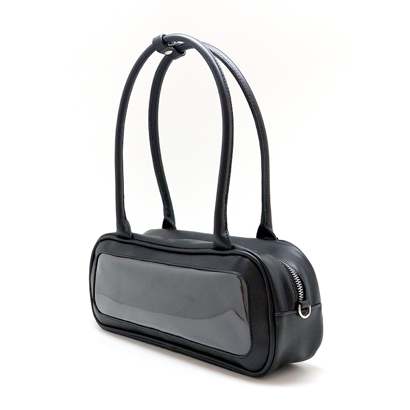 nui. Boston Plush Bag Black