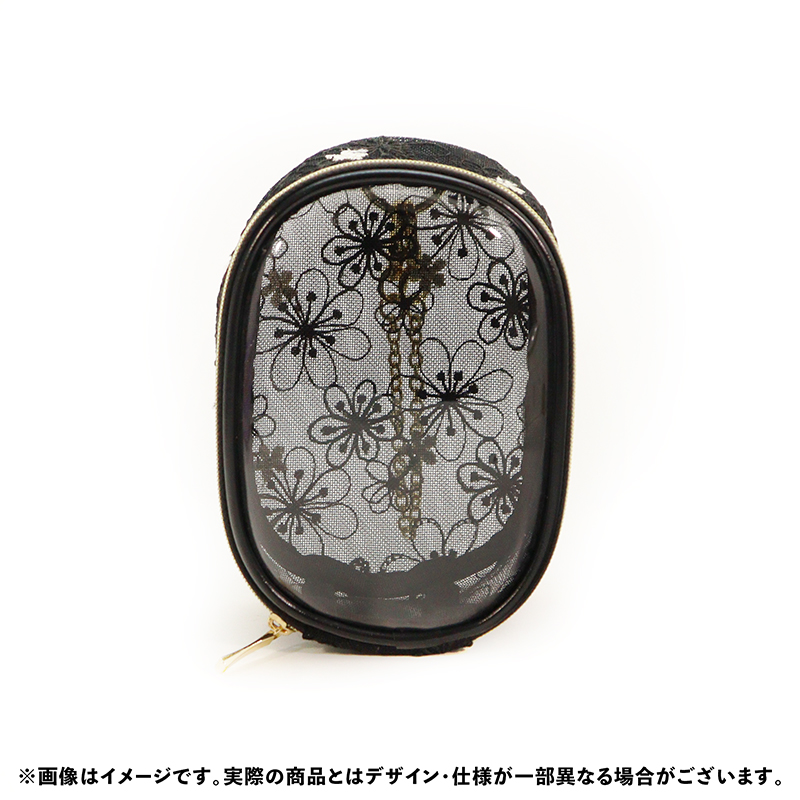 Pre-order] nui. Sheer Lace Nui Pouch Black