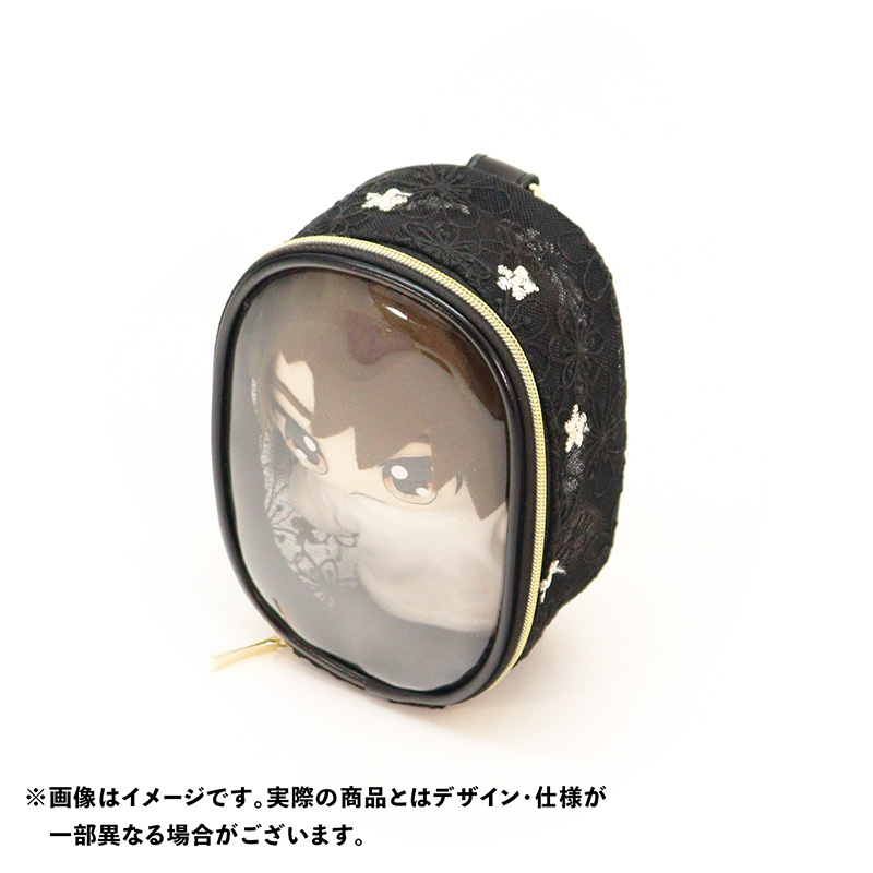 nui. Sheer Lace Nui Pouch Black