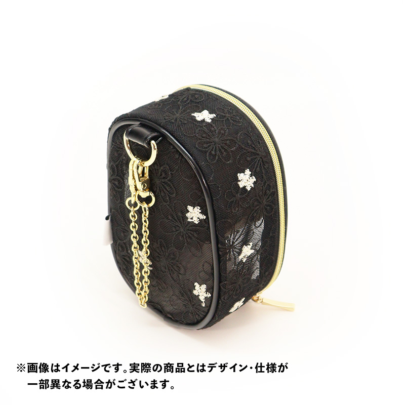 nui. Sheer Lace Nui Pouch Black