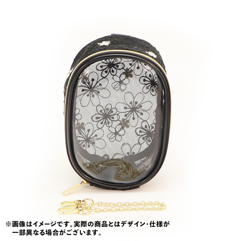 nui. Sheer Lace Nui Pouch Black