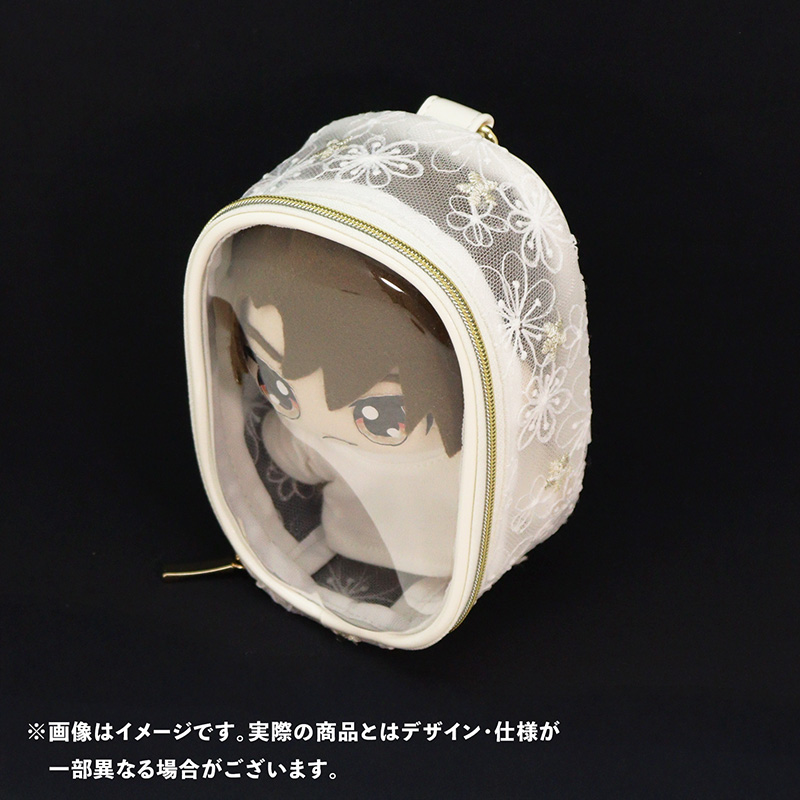 nui. Sheer Lace Nui Pouch White