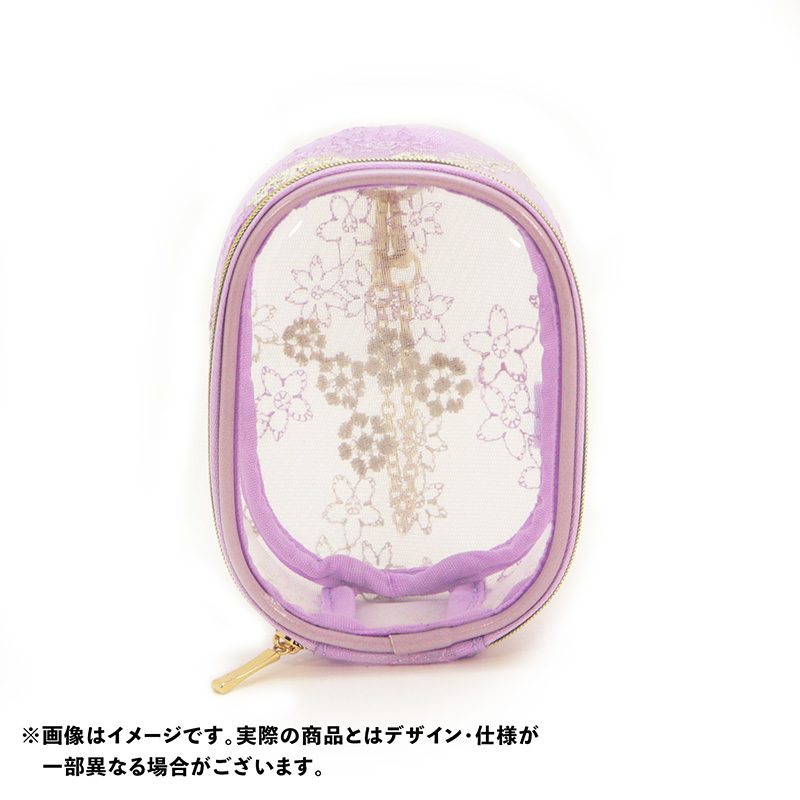 nui. Sheer Lace Nui Pouch Purple