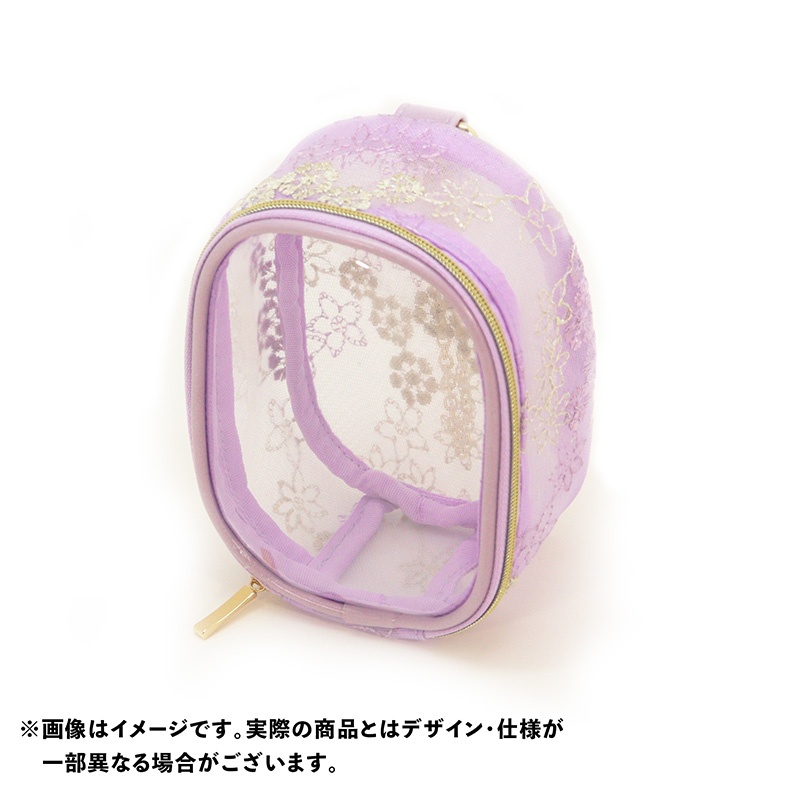 nui. Sheer Lace Nui Pouch Purple