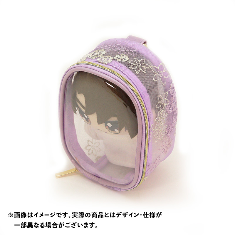 nui. Sheer Lace Nui Pouch Purple