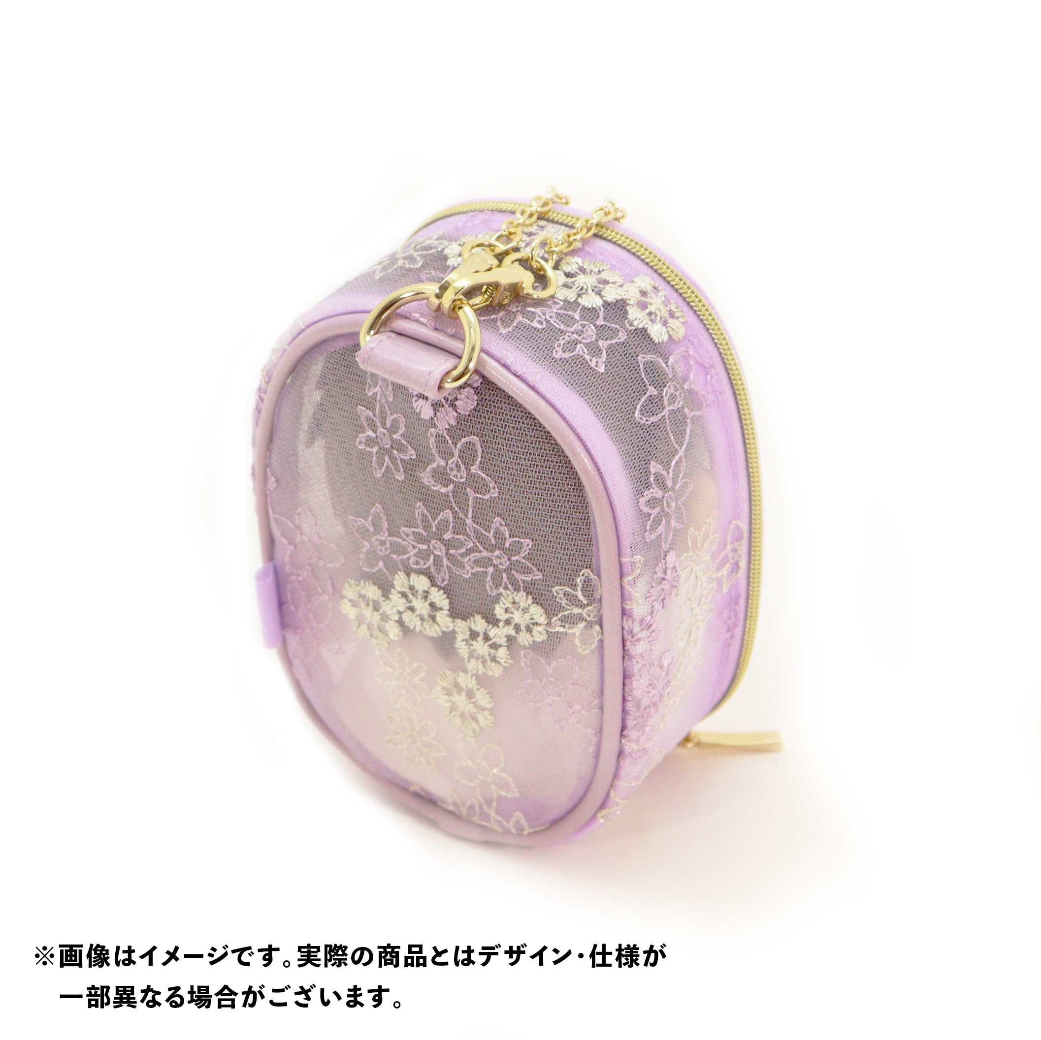 nui. Sheer Lace Nui Pouch Purple