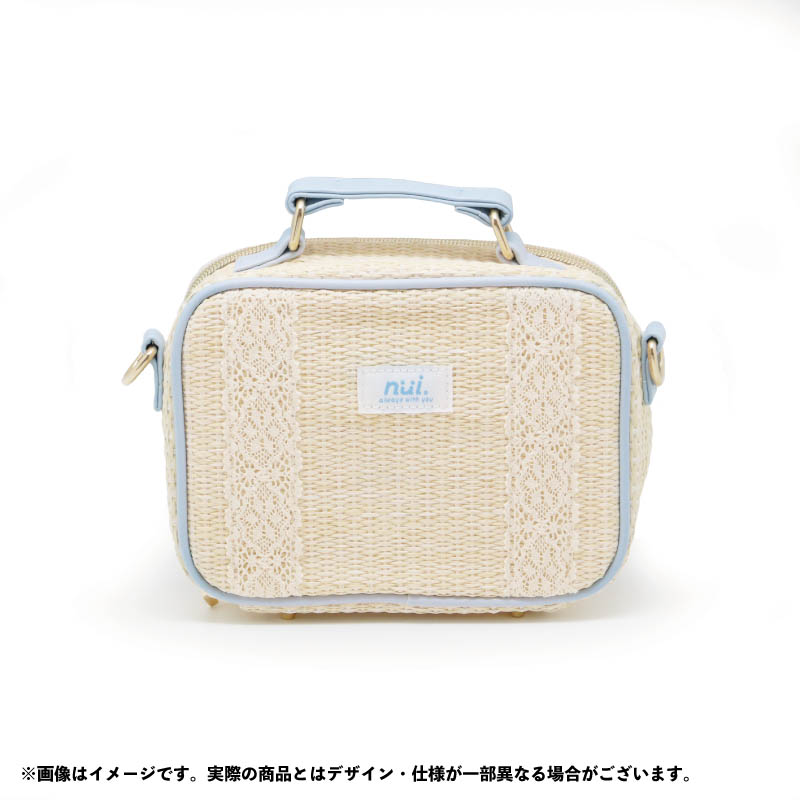 nui. Basket Plush Bag White