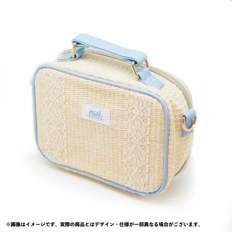 nui. Basket Plush Bag White