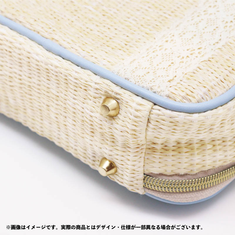 nui. Basket Plush Bag White