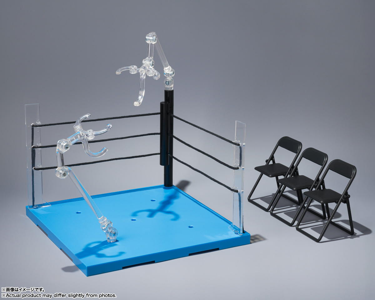 Tamashii Stage Act Ring Corner (Neutral Corner) & Pipe Chair Set for S.H.Figuarts