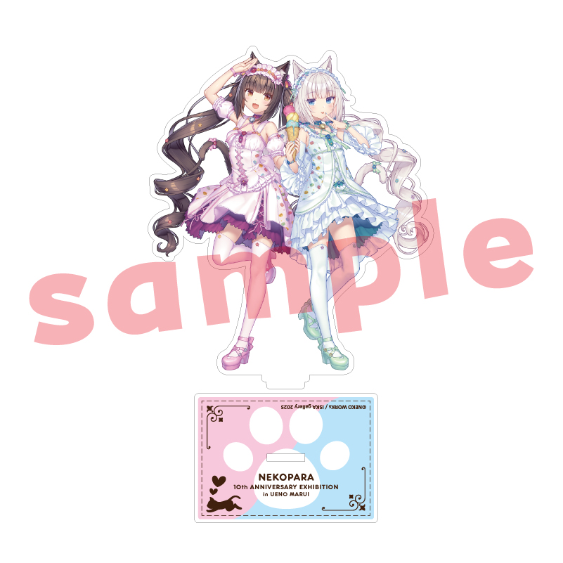 "Nekopara" 10th Anniversary Exhibition in Ueno Marui Acrylic Stand