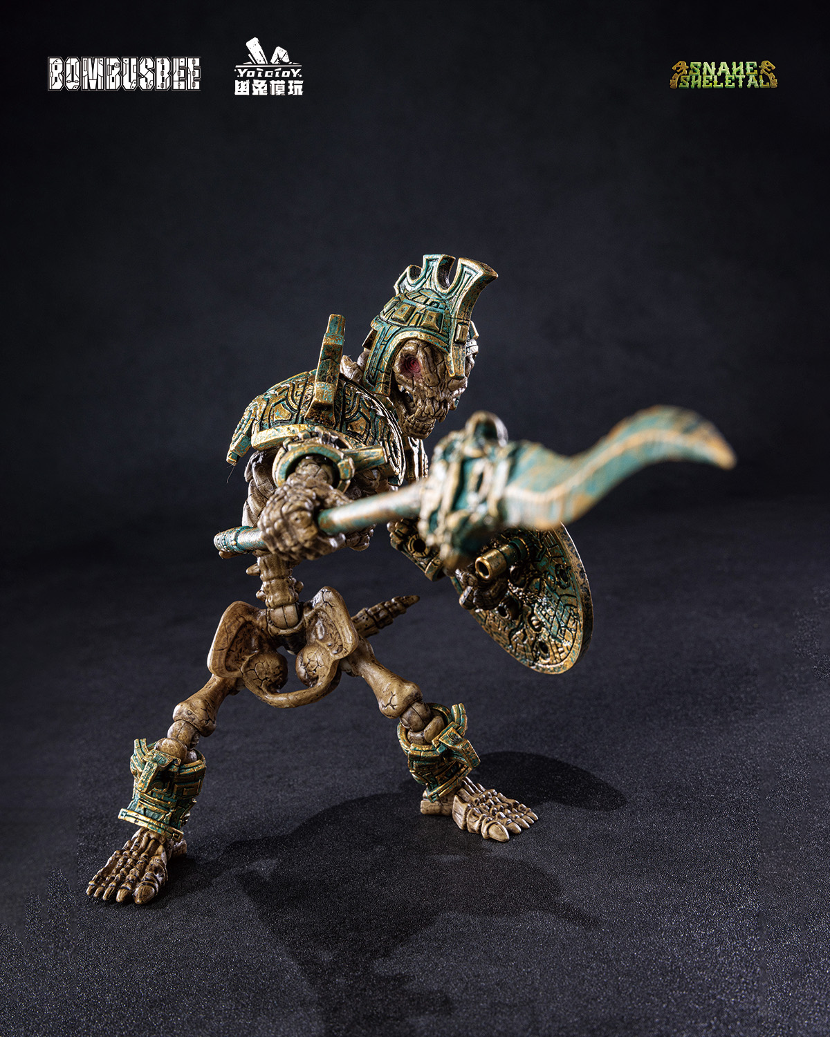 YOTOTOY SNAKE SKELETAL 1/12 SCALE ACTION FIGURE TRIPLE UNIT BUNDLE