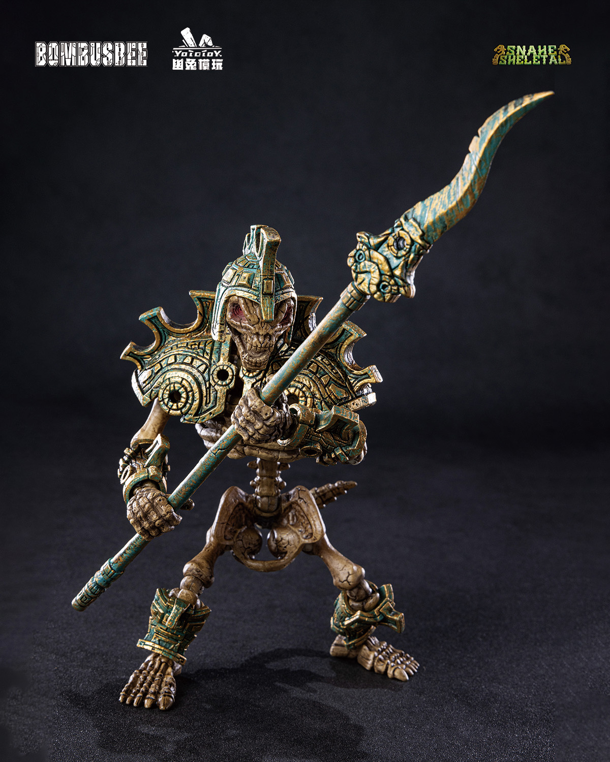 YOTOTOY SNAKE SKELETAL 1/12 SCALE ACTION FIGURE TRIPLE UNIT BUNDLE