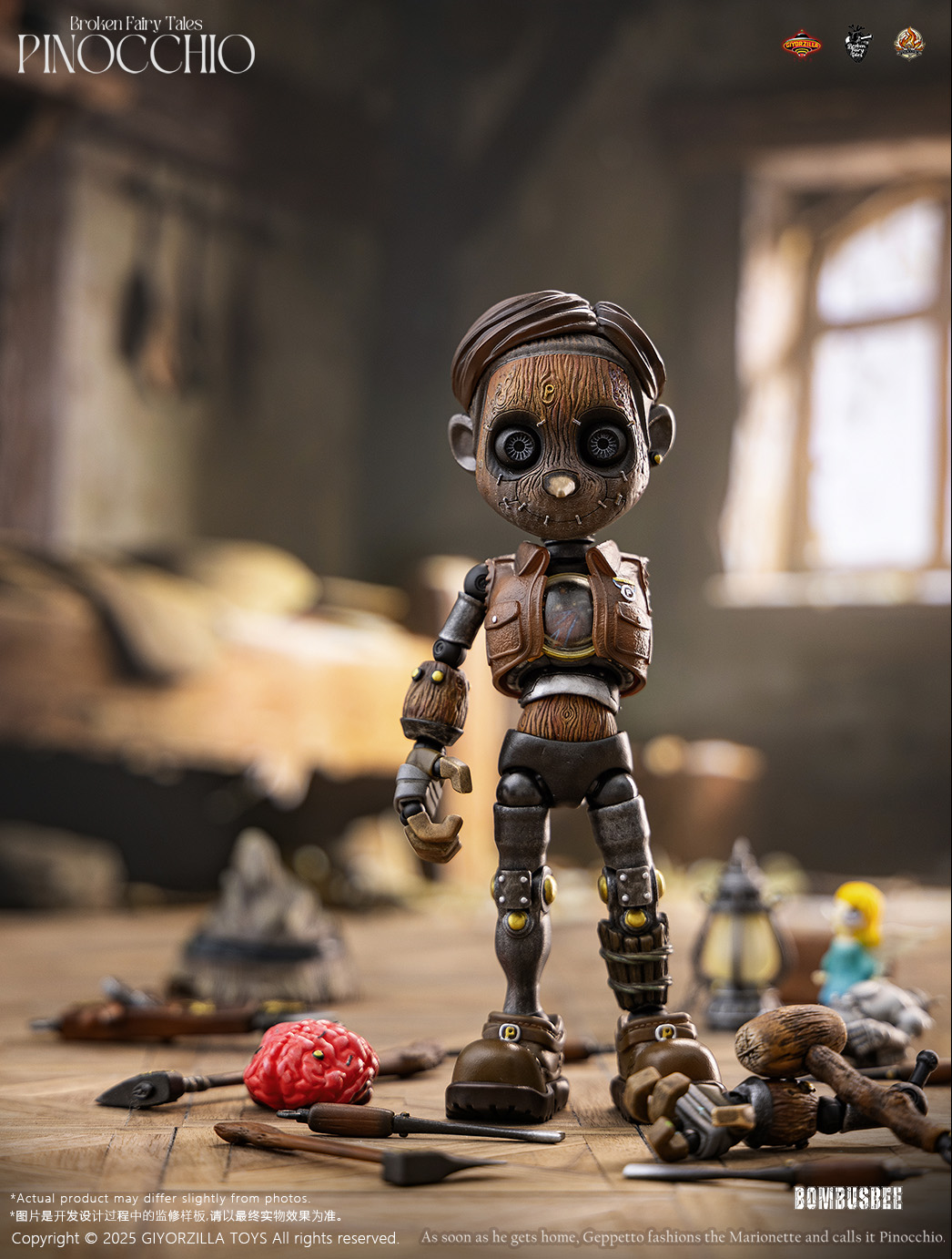GIYORZILLA TOYS BROKEN FAIRY TALES PINOCCHIO 1/6 SCALE ACTION FIGURE
