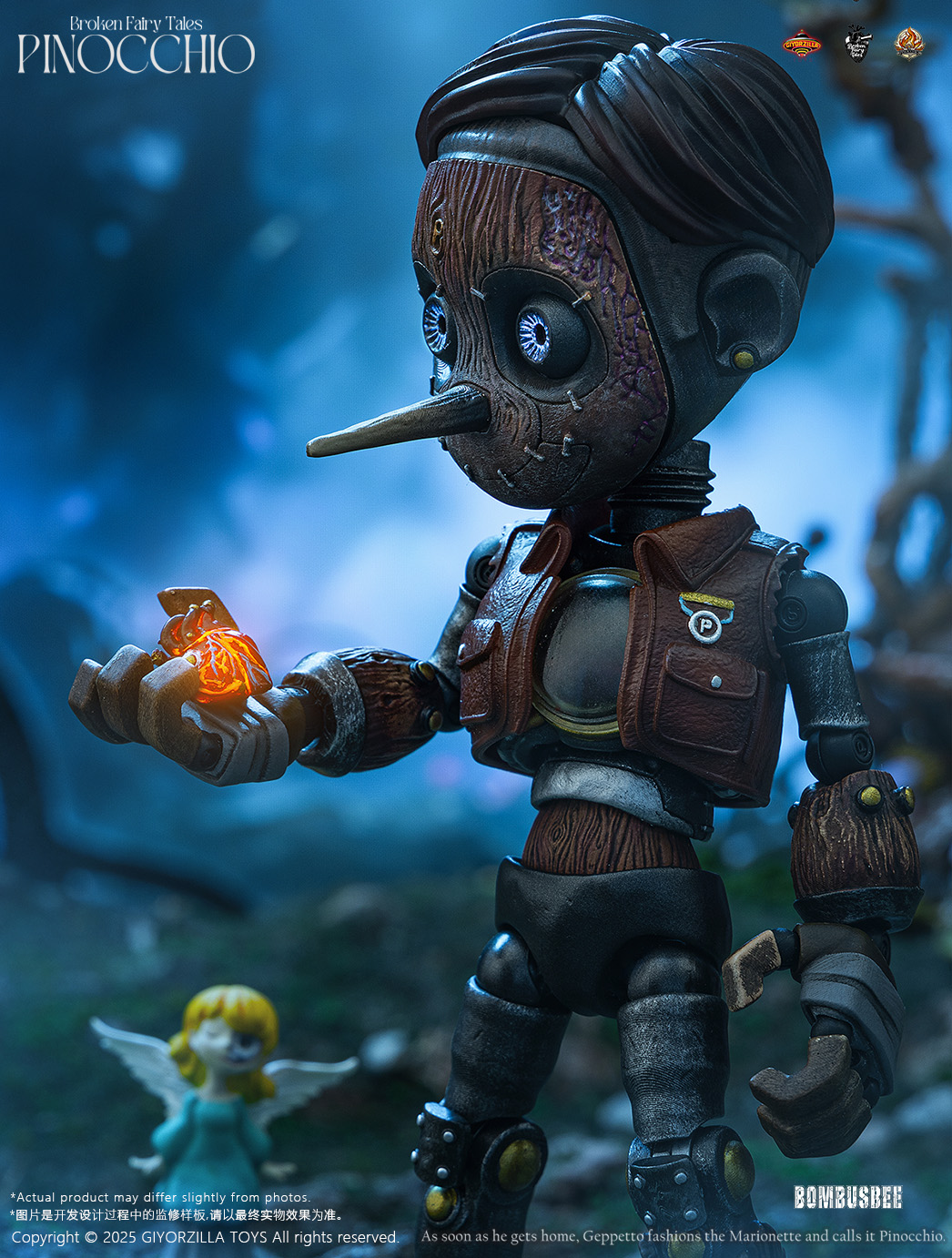 GIYORZILLA TOYS BROKEN FAIRY TALES PINOCCHIO 1/6 SCALE ACTION FIGURE