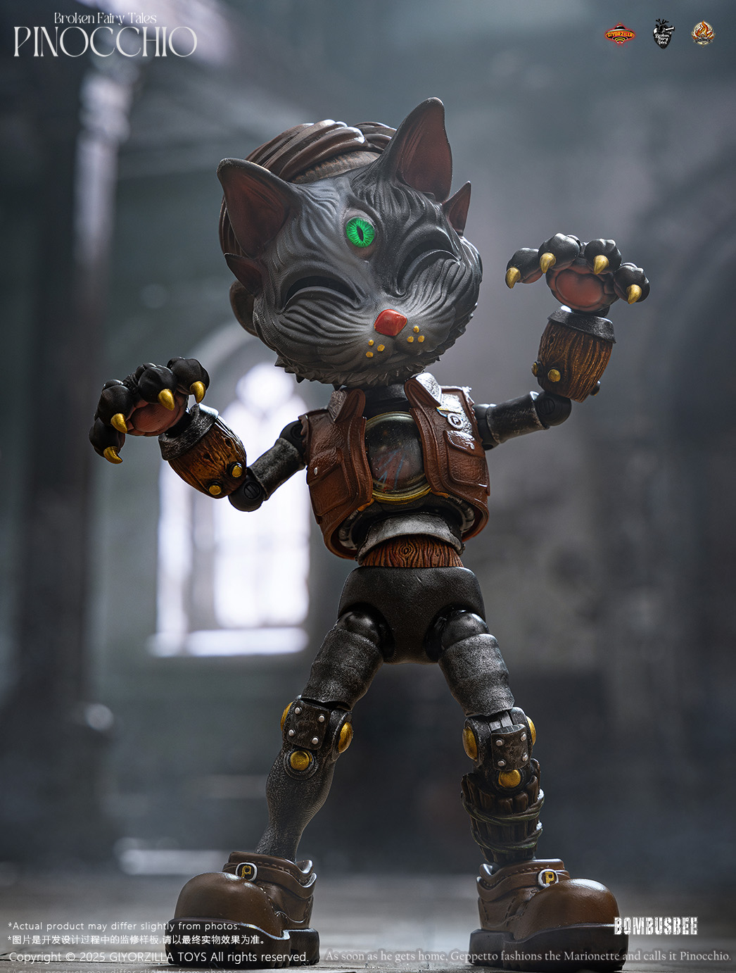 GIYORZILLA TOYS BROKEN FAIRY TALES PINOCCHIO 1/6 SCALE ACTION FIGURE MASK ACCESSORY PACK