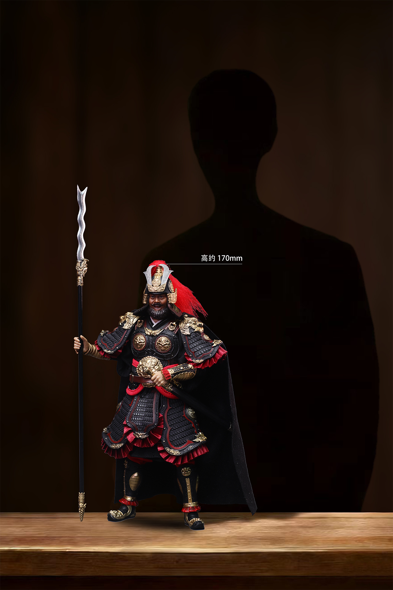303TOYS POCKET THREE KINGDOMS NO.SG003A ZHANG FEI 1/12 SCALE ACTION FIGURE