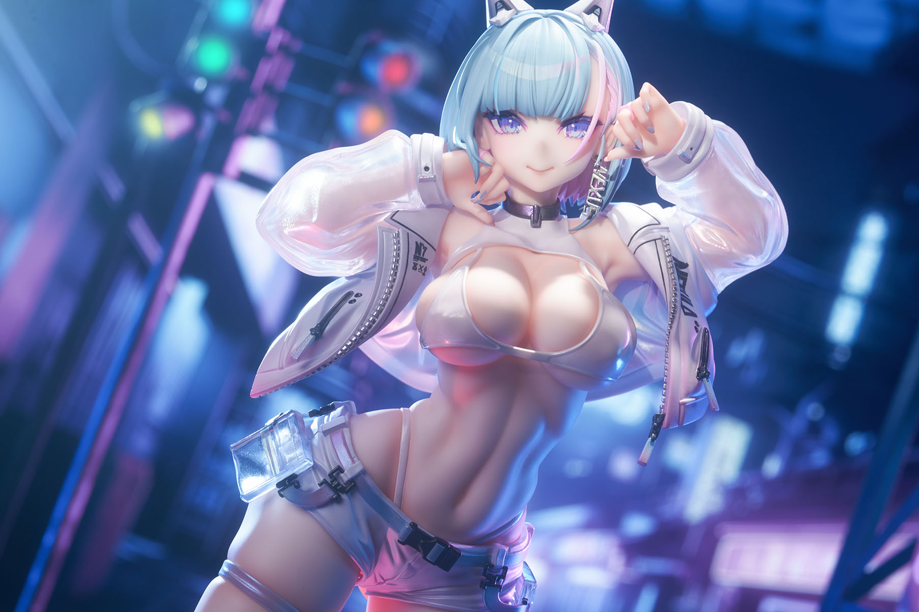 BIBI BUTTONS NEAR FUTURE NEKOMATA MIU 1/6 SCALE FIGURE NORMAL EDITION