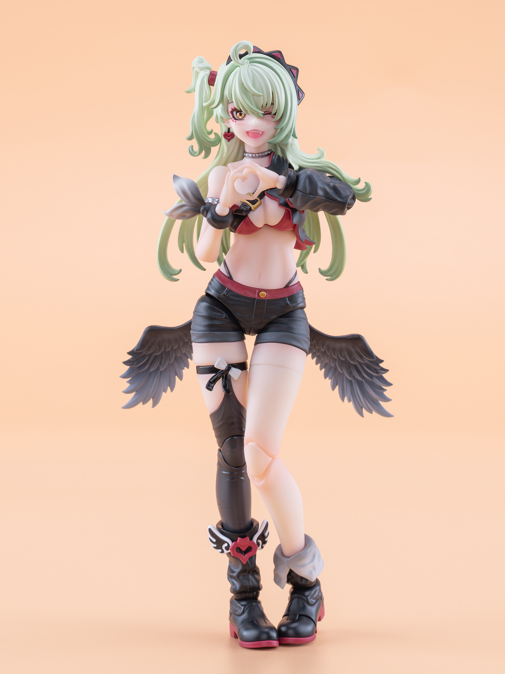 CIYUANJUXIANG(EXSSRION) DEMONIC MUSIC ANGEL HOSHIKAWA NECO 1/12 SCALE ACTION FIGURE (GREEN HAIR VER.)