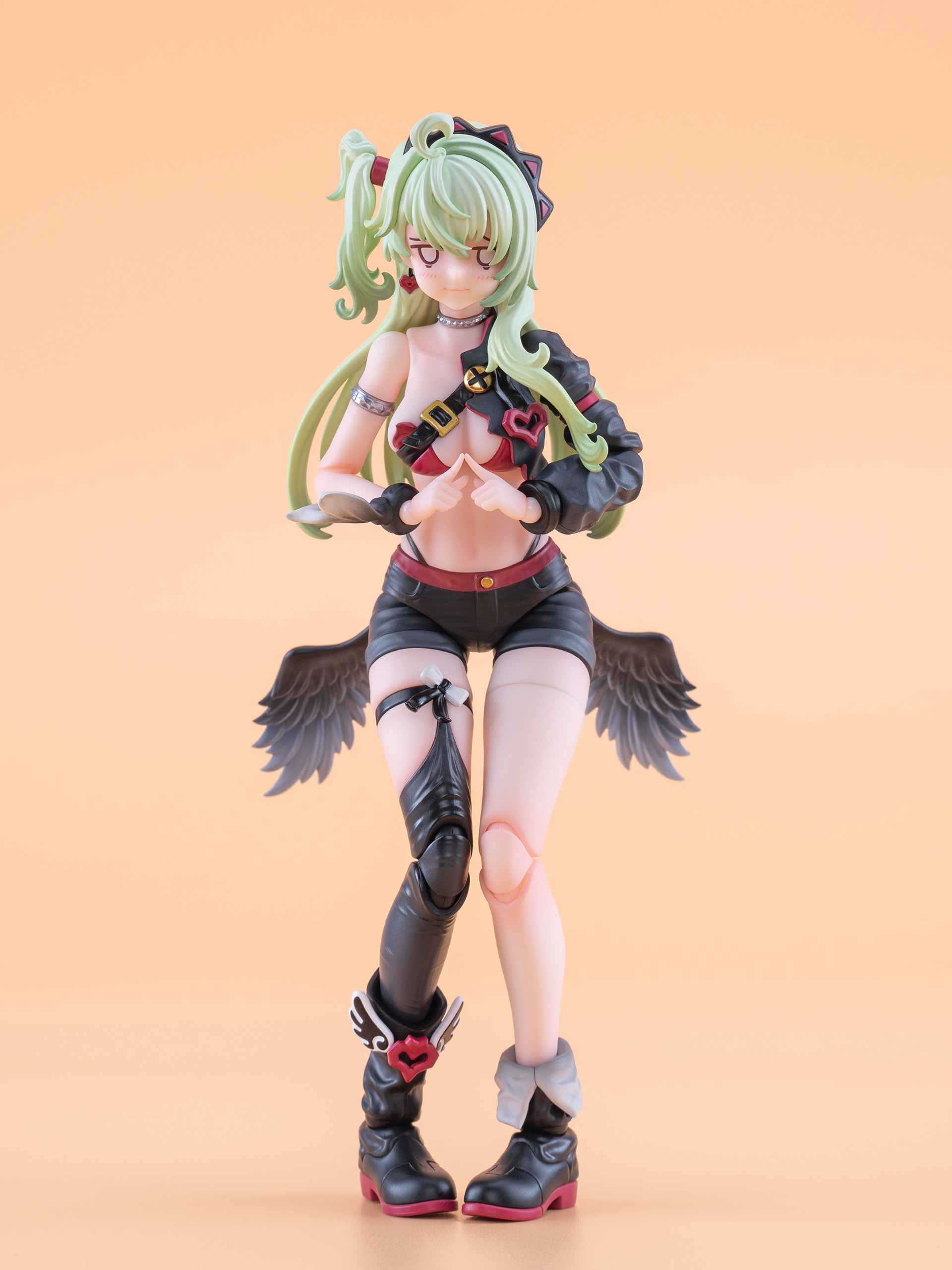 CIYUANJUXIANG(EXSSRION) DEMONIC MUSIC ANGEL HOSHIKAWA NECO 1/12 SCALE ACTION FIGURE (GREEN HAIR VER.)